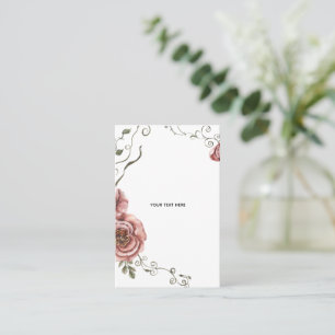 Tarjeta De Visita Crea tu propio floral