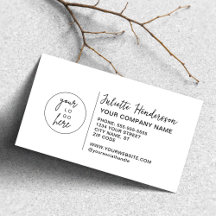 Crea tu propio logotipo personalizado foto elegant