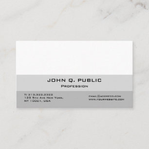 Tarjeta De Visita Crea tu propio profesional elegante moderno