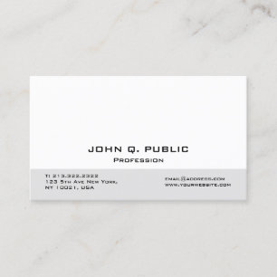 Tarjeta De Visita Crea tu propio profesional elegante moderno