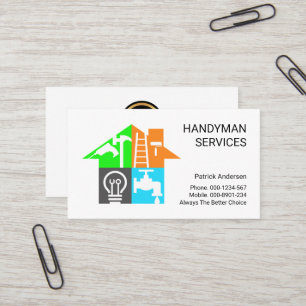 Tarjeta De Visita Creación de herramientas de mano creativas