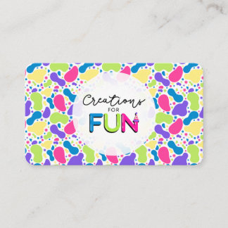 Tarjeta De Visita Creaciones para FUN_A