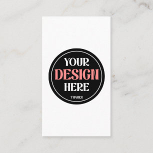 Tarjeta De Visita Creaciones personalizadas elegantes y modernas ver