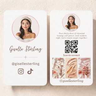 Tarjeta De Visita Creador de contenido Influencer de redes sociales