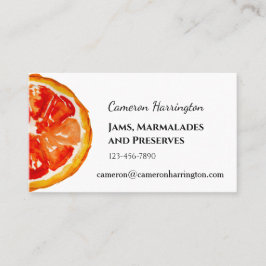 Tarjeta De Visita Creador de mermelada de conservas de mermelada art