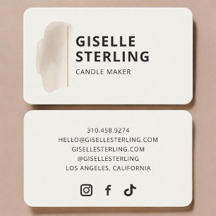 Tarjeta De Visita Creador de velas