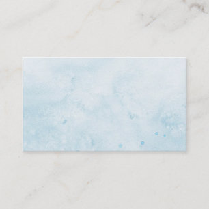 Tarjeta de visita/Crear su propia acuarela azul