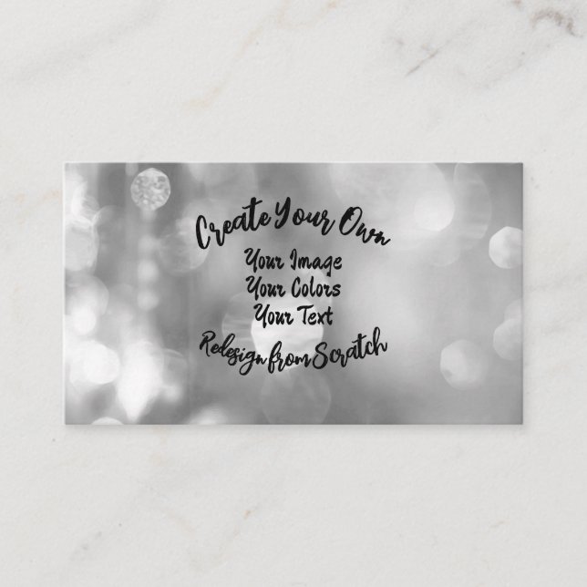 Tarjeta De Visita Crear su propio color/diseño Personalizado (Anverso)