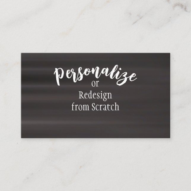 Tarjeta De Visita Crear su propio diseño personalizado (Anverso)