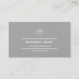 Tarjeta De Visita Crear su propio diseño personalizado en papel gris
