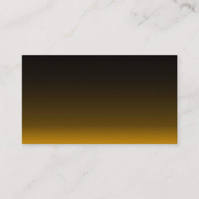 Tarjeta de visita/Crear su propio oro y negro (Anverso)