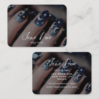 Tarjeta De Visita Crear su propio Personalizado Técnico de uñas de c