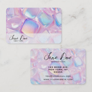 Tarjeta De Visita Crear sus propios Stones cuadrados irlandeses rosa