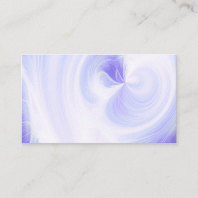 Tarjeta De Visita Crear sus propios Swirls de luz blanca - Púrpura P (Anverso)