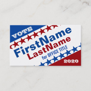 Tarjeta De Visita Crear una plantilla de campaña