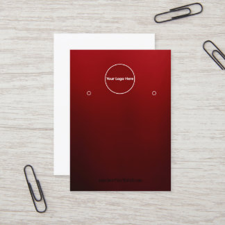 Tarjeta De Visita Creat Your Custom Logo Earring Display Card