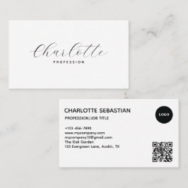 Tarjeta De Visita Create your own Business Card | QR code