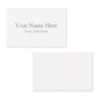 Create Your Own European Sized Business Cards