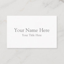 Tarjeta De Visita Create Your Own European Sized Business Cards