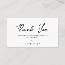 Tarjeta De Visita Create Your own minimalistic thankyou