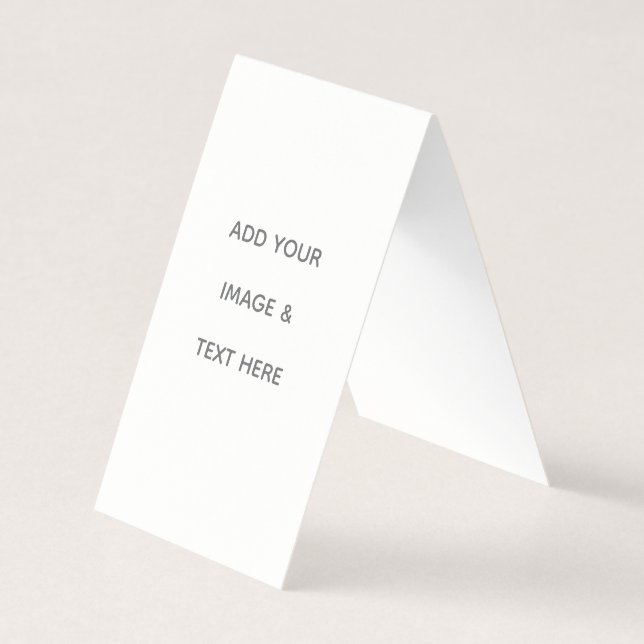 Tarjeta De Visita Create Your Own white  (Anverso)