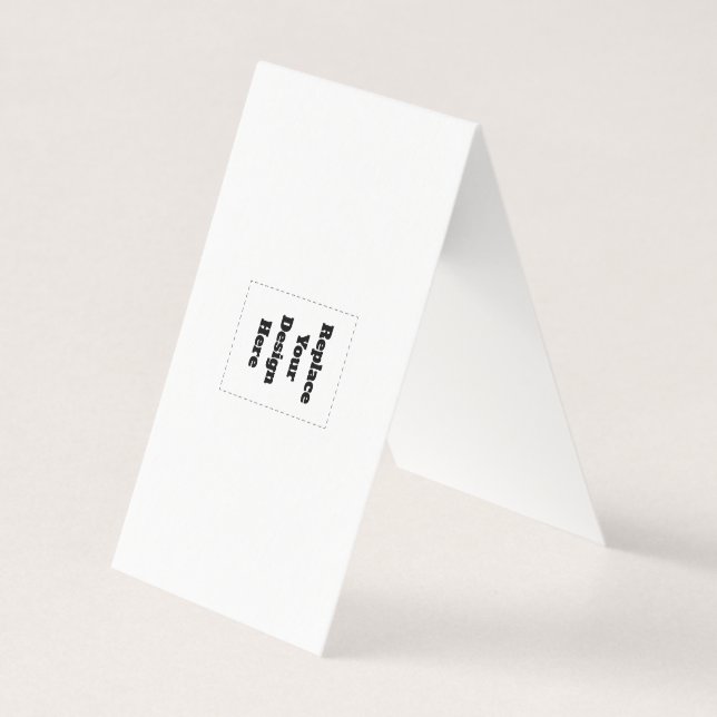 Tarjeta De Visita Create Your Own white  (Anverso)