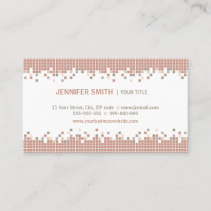 Tarjeta de visita creativa de los artes de los