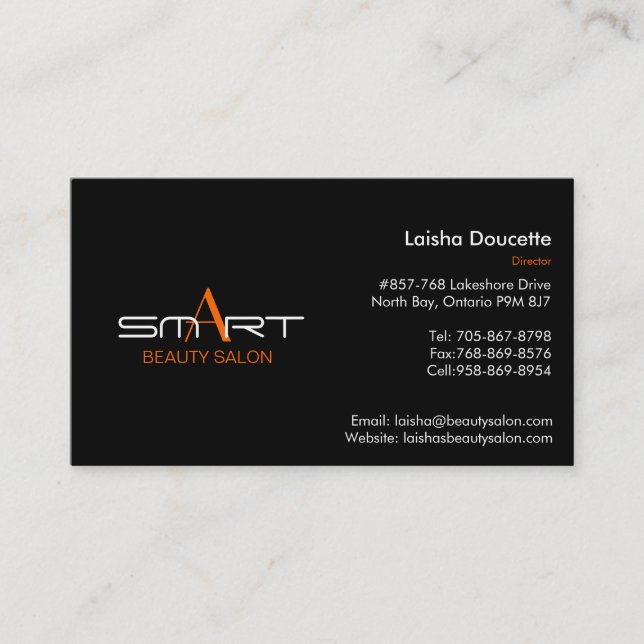 Tarjeta de visita creativa Design_9 (Anverso)