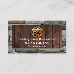 Tarjeta De Visita Creativa Masonería Trabajos de construcción de pan