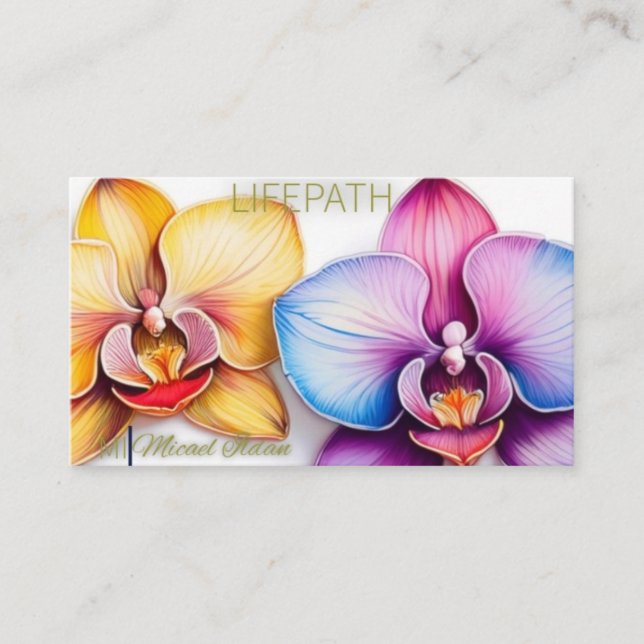 Tarjeta de visita creativa única (Anverso)