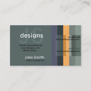 Tarjeta De Visita Creativo/Artista