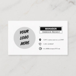 Tarjeta De Visita creativo personalizado agrega tus propios iconos p