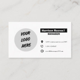 Tarjeta De Visita creativo personalizado agregar tus propios iconos 