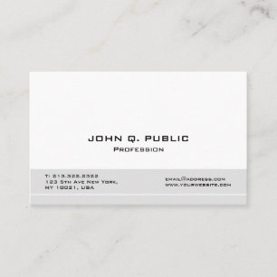 Tarjeta De Visita Cree su propio elegante profesional moderno