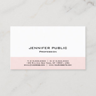 Tarjeta De Visita Cree su propio elegante profesional moderno