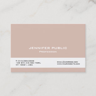 Tarjeta De Visita Cree su propio elegante profesional moderno