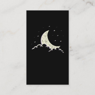 Tarjeta De Visita Creepe Gótico Pastel Moon Wiccan