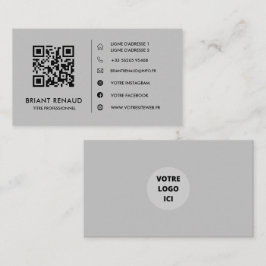 Tarjeta De Visita Créez votre propre carte de visite à code QR