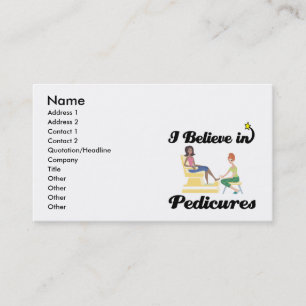 Tarjeta De Visita creo en los pedicuros