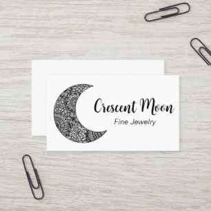 Tarjeta De Visita Crescent Moon Jewelaker