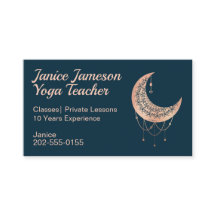 Crescent Moon Rosa Gold Celestial