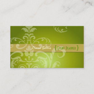 Tarjeta De Visita Crest Damask de PixDezines