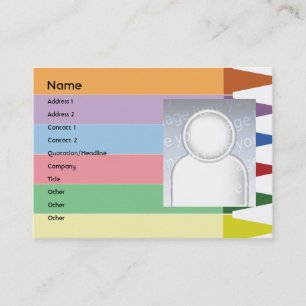 Tarjeta De Visita Creyones - rechonchos