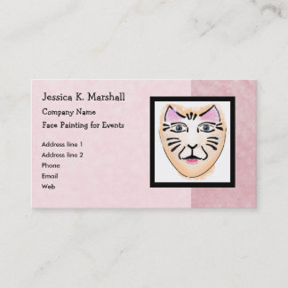 Tarjeta De Visita Criador de cara / Artista de maquillaje de fantasí