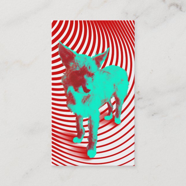 Tarjeta De Visita crías de hazie locas (Anverso)