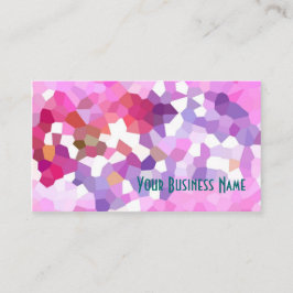 Tarjeta de visita Crimson, Lilac, Resumen Rosa