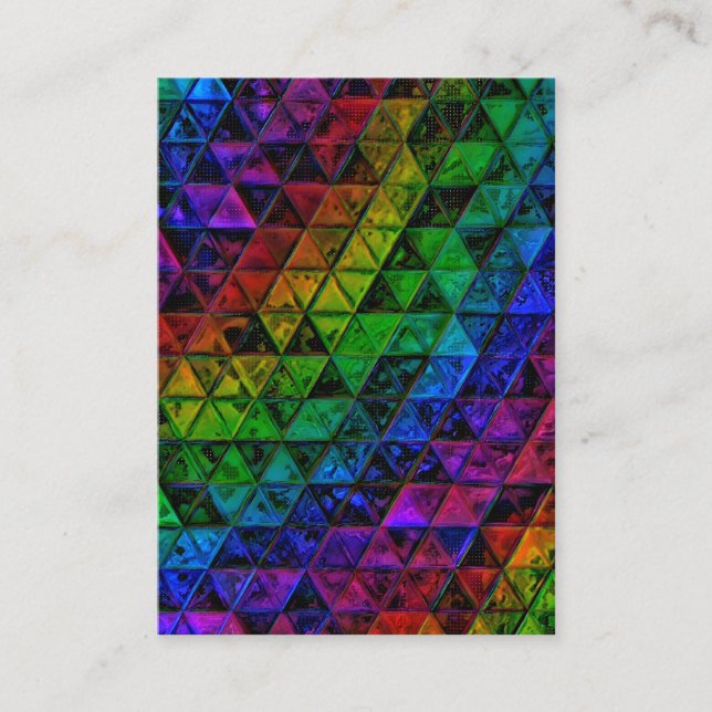 Tarjeta De Visita Cristal de orgullo (Anverso)