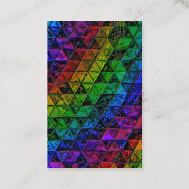 Tarjeta De Visita Cristal de orgullo (Anverso)