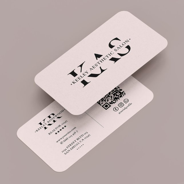 Tarjeta De Visita Cristales Artistas Belleza Estética Rosa Moderno (Lashes Makeup Artist Beauty Aesthetic Pink Modern Business Card
)