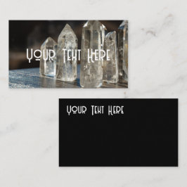 Tarjeta De Visita Cristales de punto pulido Energy Healer